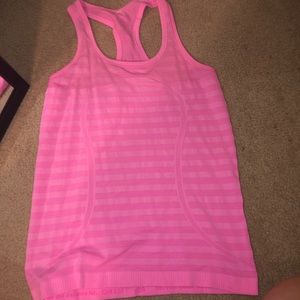 PINK LULU LEMON TANK